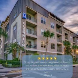 5 stars all around! ⭐️✨ Our residents are loving their move-in experience at Millennium Westshore, and we couldn't be more thrilled to hear about it. Huge shoutout to our amazing office staff for making every step stress-free and seamless! 🙌🏽🏡 Instagram post from @millenniumwestshore on March 10, 2025 00:00:00am