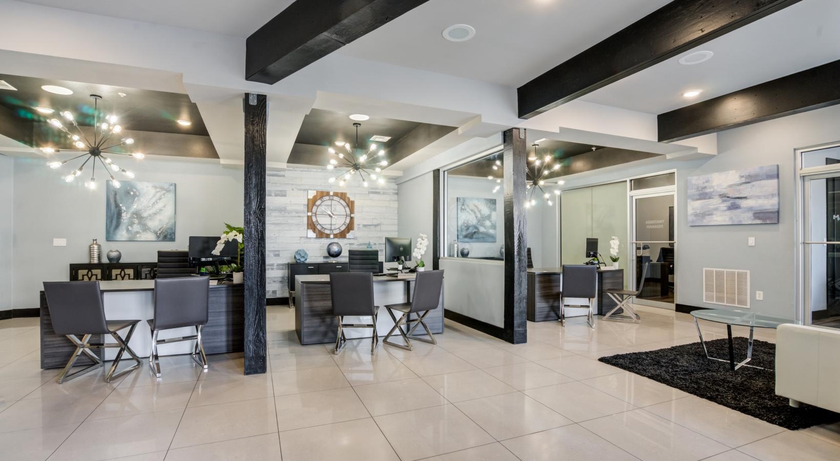 The essence of exceptional living Leasing Office